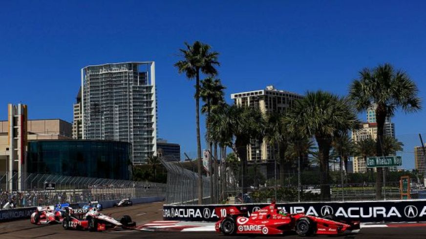 the IZOD IndyCar Series Honda Grand Prix of St Petersburg on March 25, 2012 in St Petersburg, Florida.