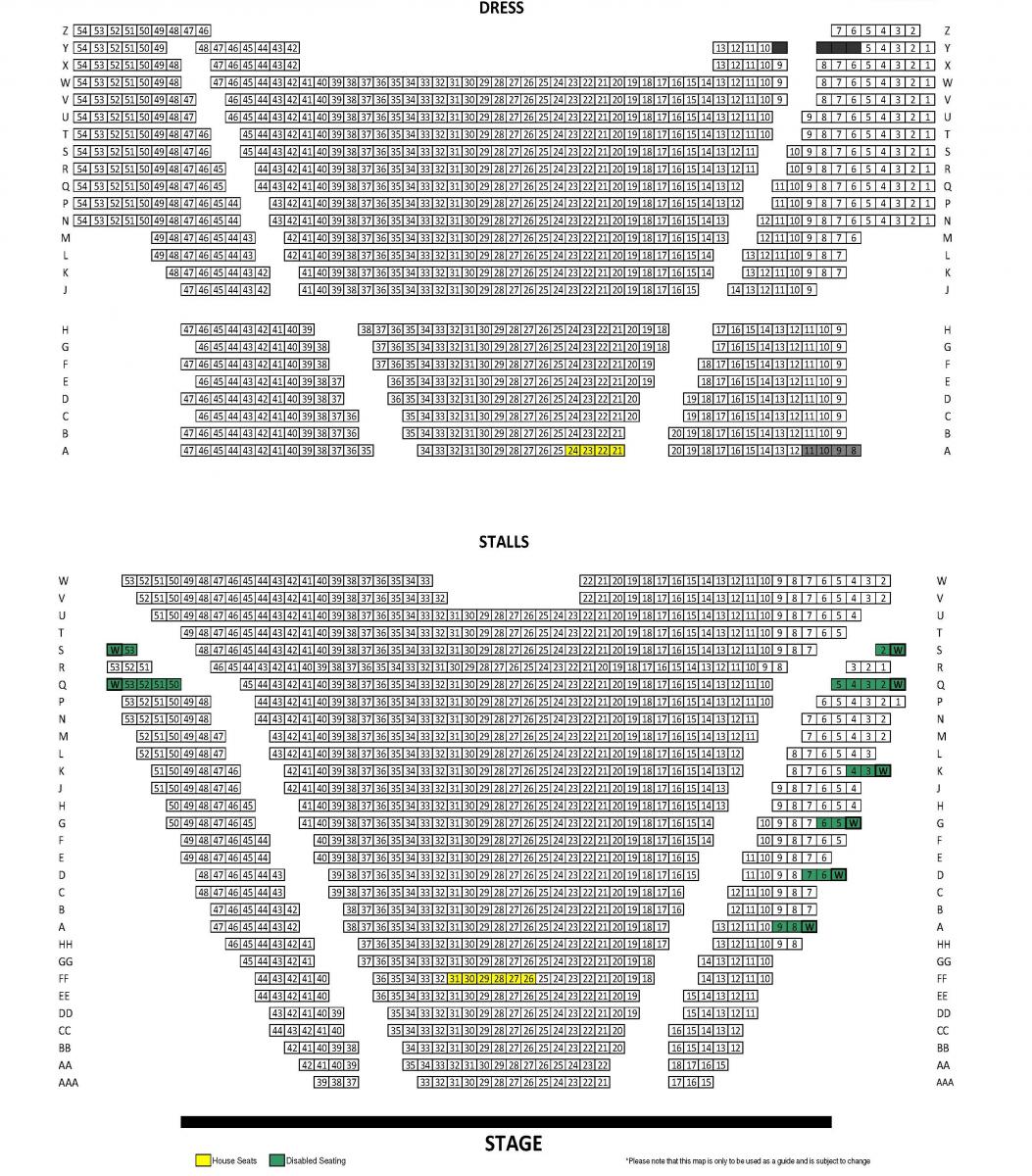 Regent Theatre Seating Chart